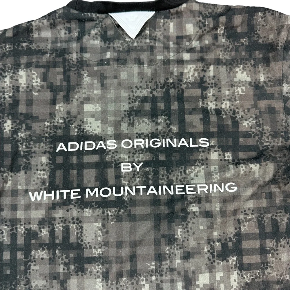 ADIDAS: White Engineering Camo Graphic T-Shirt - Size Small